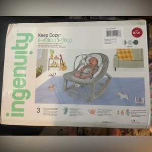 NEW IN BOX ingenuity 3 in 1 baby grow with me